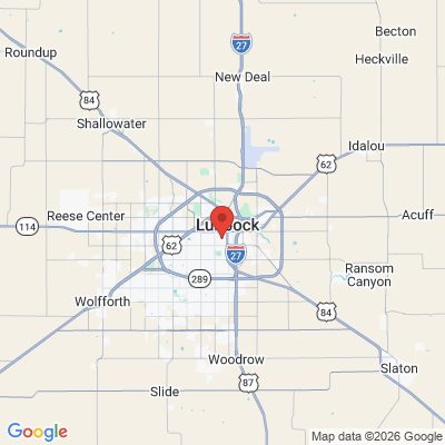 Map to  office in Lubbock, TX