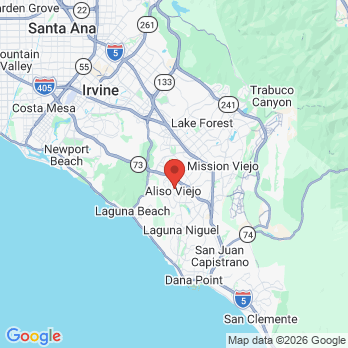 Map to Aliso Viejo Dental office in Aliso Viejo, CA