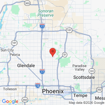 Map to SmileMax 365 office in Phoenix, AZ