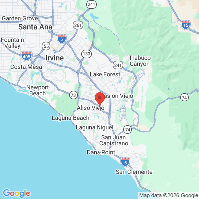 Map to Matt D Johnson DDS, Inc. office in Aliso Viejo, CA