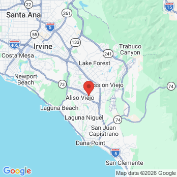 Map to CLAIRE CHUWON CHO DDS office in Aliso Viejo, CA