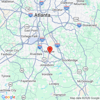 Map to  office in Morrow, GA