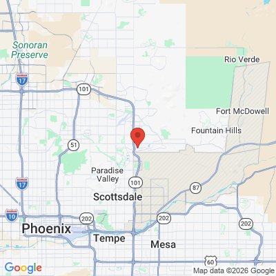 Map to Mercado Dental Care office in Scottsdale, AZ