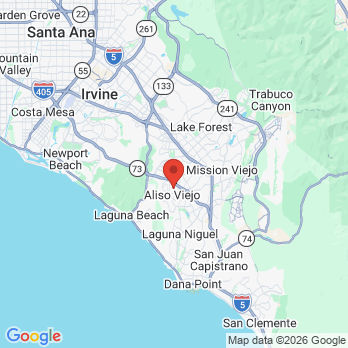 Map to advanced dental office in Aliso Veijo, CA