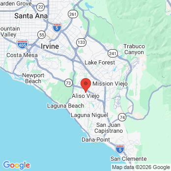 Map to Guitta Harb DMD  office in Aliso Viejo, CA