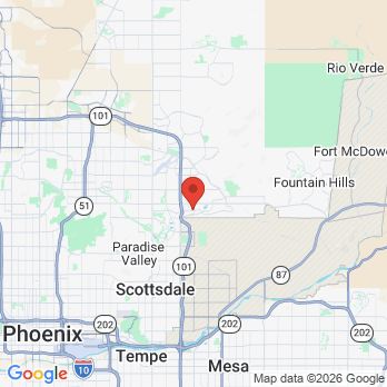 Map to SIGNATURE SMILES office in Scottsdale, AZ