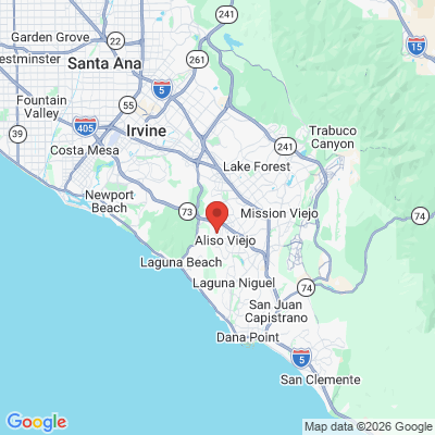 Map to  office in Aliso Viejo, CA