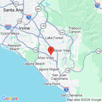 Map to Little Heroes Pediatric Dentistry office in Laguna Hills, CA