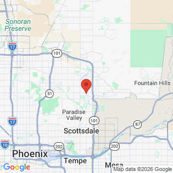 Map to 1st Scottsdale Dental office in Scottsdale, AZ