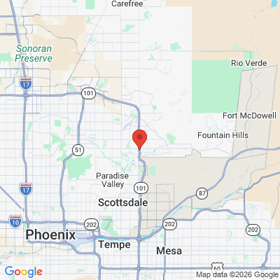 Map to  office in Scottsdale, AZ