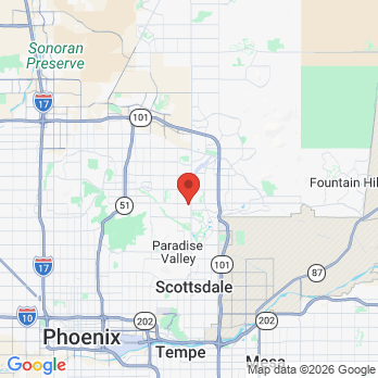 Map to Just Smiles office in SCOTTSDALE, AZ