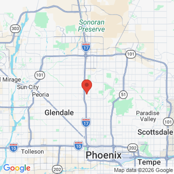 Map to American Institute of Dental Assisting office in Phoenix, AZ