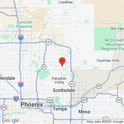 Map to Jawman Dental office in Scottsdale, AZ