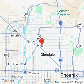 Map to Cholla Hills Family Dentistry  office in Peoria, AZ