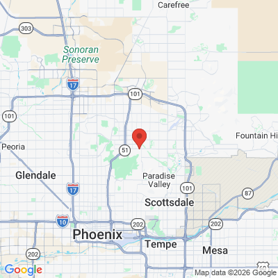 Map to  office in Phoenix, AZ