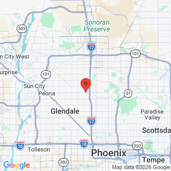 Map to Christy Dental Care  office in Phoenix, AZ