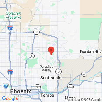 Map to AZPerio office in Scottsdale, AZ