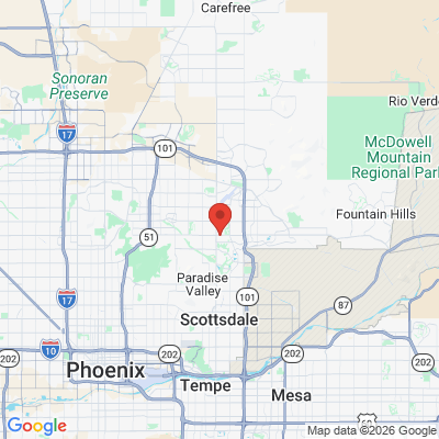 Map to  office in Scottsdale, AZ