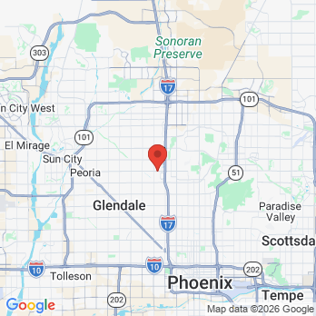 Map to Arizona Dental Management  office in Phoenix, AZ