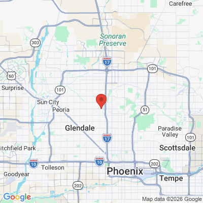 Map to Sparkle Smile Dental Care : Dr. Mardin Yokhana, DMD office in Phoenix, AZ