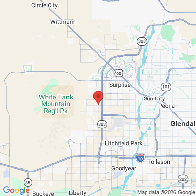 Map to  office in Surprise, AZ