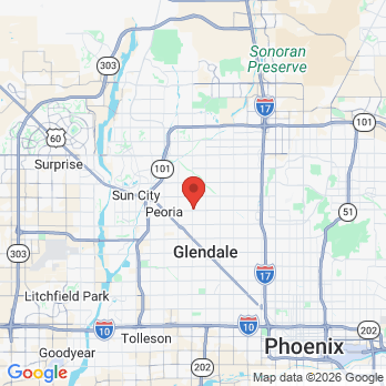 Map to Lifetime Smile office in Glendale, AZ
