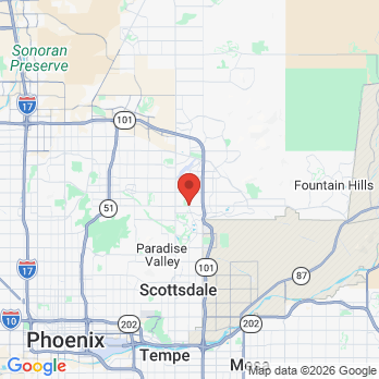 Map to Scottsdale Surgical Arts, P.C. office in Scottsdale, AZ