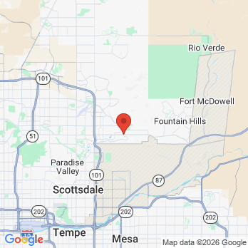 Map to Smiles by Design office in Scottsdale, AZ