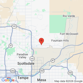 Map to Marcia Harrer Sobek DDS LLC office in Scottsdale, AZ