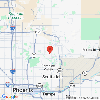 Map to Affiliated Pediatric Dentistry & Orthodontics office in Scottsdale, AZ