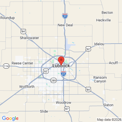 Map to  office in Lubbock, TX