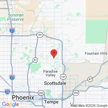 Map to Jordan Endres DDS LLC office in Scottsdale, AZ