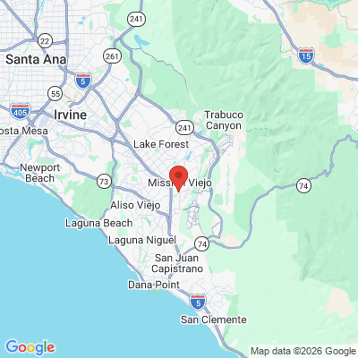 Map to  office in Mission Viejo, CA
