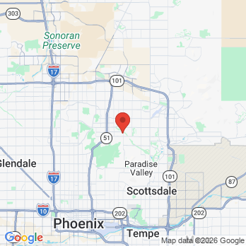 Map to Schneider Oral Surgery office in Phoenix, AZ
