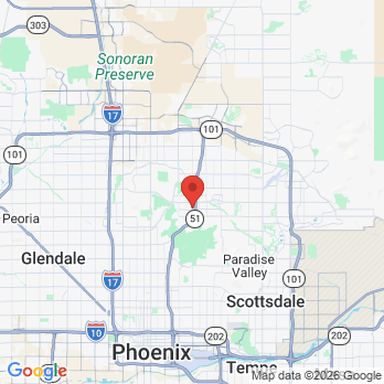 Map to Shelly's place office in Phoenix, AZ