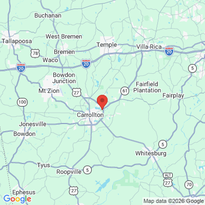 Map to  office in Carrollton, GA