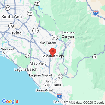 Map to Dentistry 4 Kids & Orthodontics of Mission Viejo office in Mission Viejo, CA
