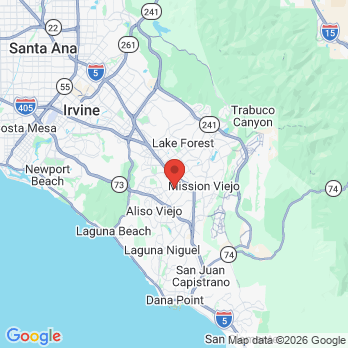 Map to Takale Dental Care office in Laguna Hills, CA