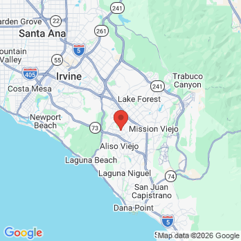 Map to Onsite Dental office in Aliso Viejo, CA