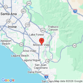 Map to Kurt R. Schneider, D.DS. office in Mission Viejo, CA