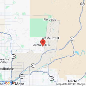 Map to smileist@yahoo.com office in Fountain Hills, AZ