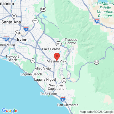 Map to  office in Mission Viejo, CA