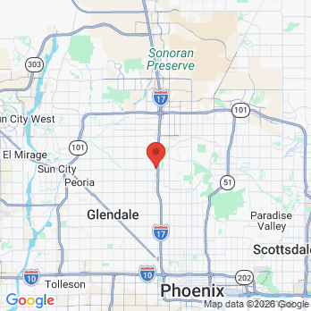 Map to Dental Brothers office in Phoenix, AZ