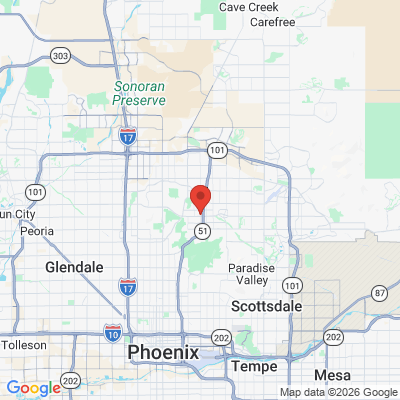 Map to Dameron and Team office in Phoenix, AZ