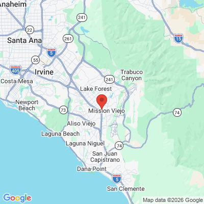 Map to Vartanian Dental Group office in Mission Viejo, CA