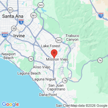 Map to Smile Orange County office in Mission Viejo, CA