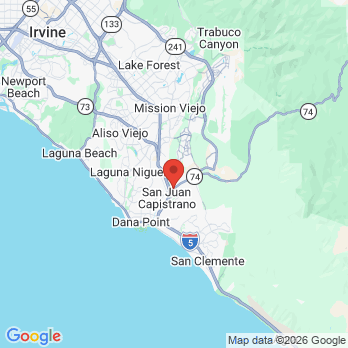Map to Ortega Dental Care office in San Juan Capistrano, CA