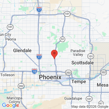 Map to Studio B Smiles - Phoenix  office in Phoenix, AZ