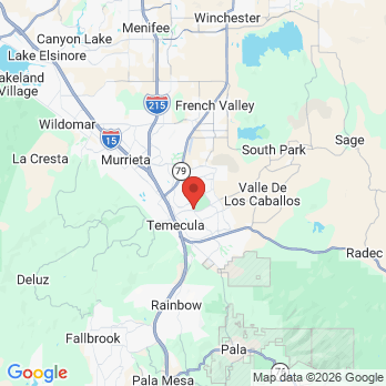Map to Vineyard Dental Group office in Temecula, CA