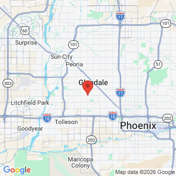 Map to CHRISTY DENTAL CARE office in Phoenix, AZ